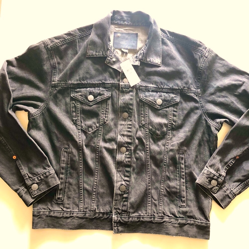 American Eagle x Urban Necessities Black Denim Jacket - Picture 6 of 6